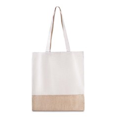 Sacola em algodão e juta 220g/m² (42x38cm) Personalizado
