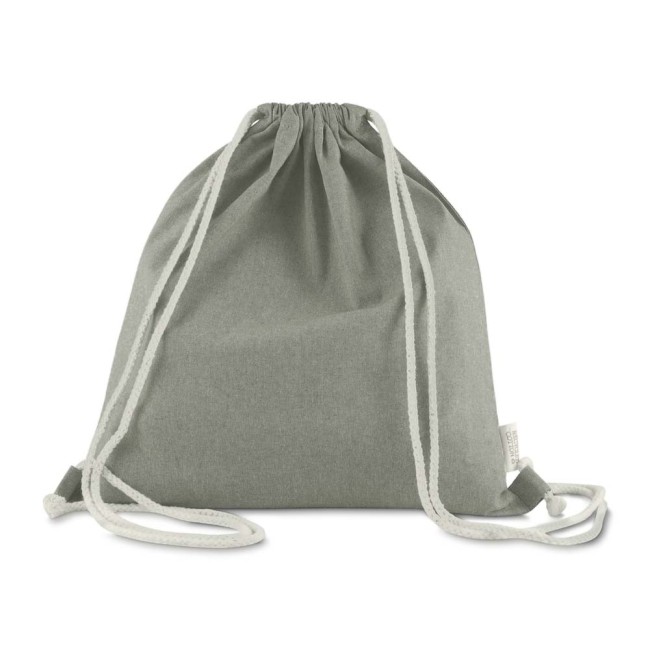 Sacola/mochila em algodão mescla reciclado 140g/m² Personalizado
