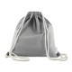 Sacola/mochila em algodão mescla reciclado 140g/m² Personalizado