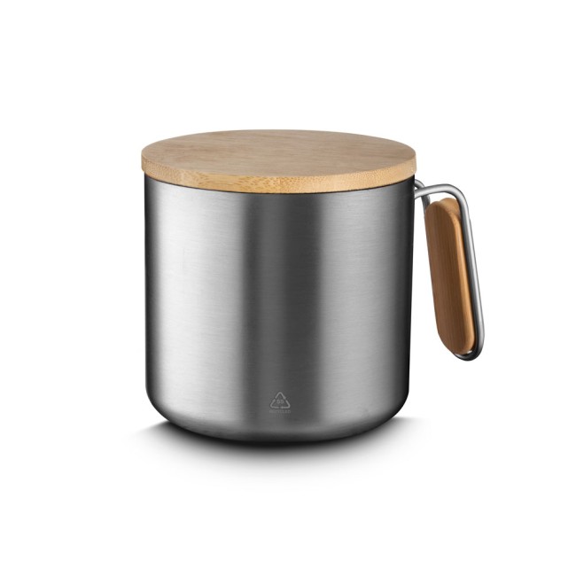 Caneca térmica em aço inox corporativa