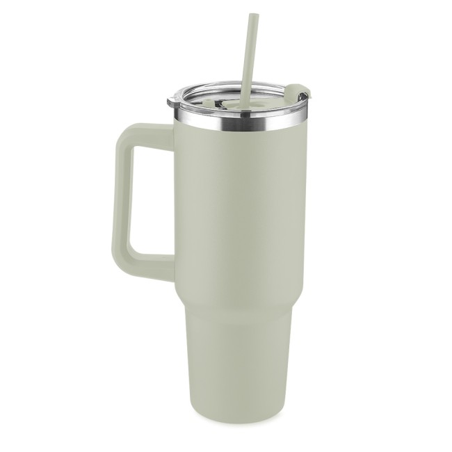 Caneca térmica em aço inox com logotipo