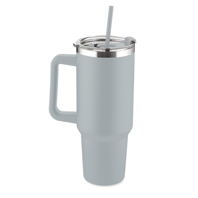 Caneca térmica em aço inox com logotipo