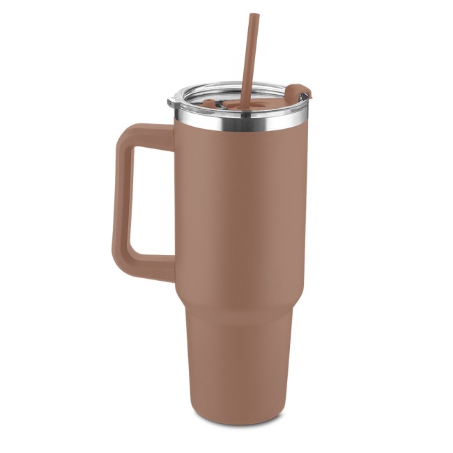 Caneca térmica em aço inox com logotipo