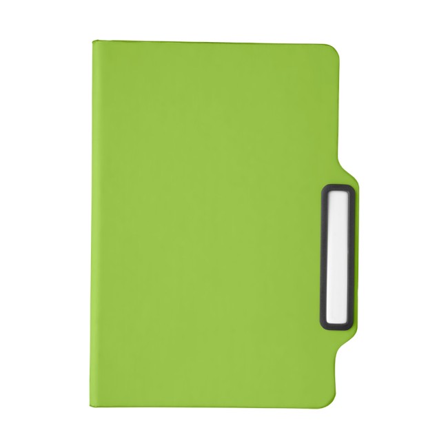 Caderno A5 capa em PU com caneta Personalizado