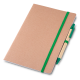 Caderno A5 capa em papel kraft com caneta Personalizado