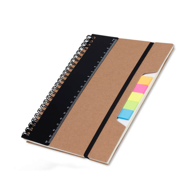 Caderno A5 capa em papel kraft Personalizado