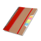Caderno A5 capa em papel kraft Personalizado