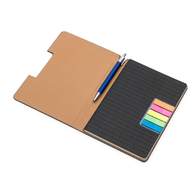 Caderno A5 capa em PU com logotipo