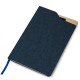 Caderno A5 capa em RPET com logotipo