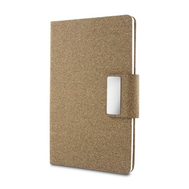 Caderno A5 em PU e fibra de café ou chá Personalizado
