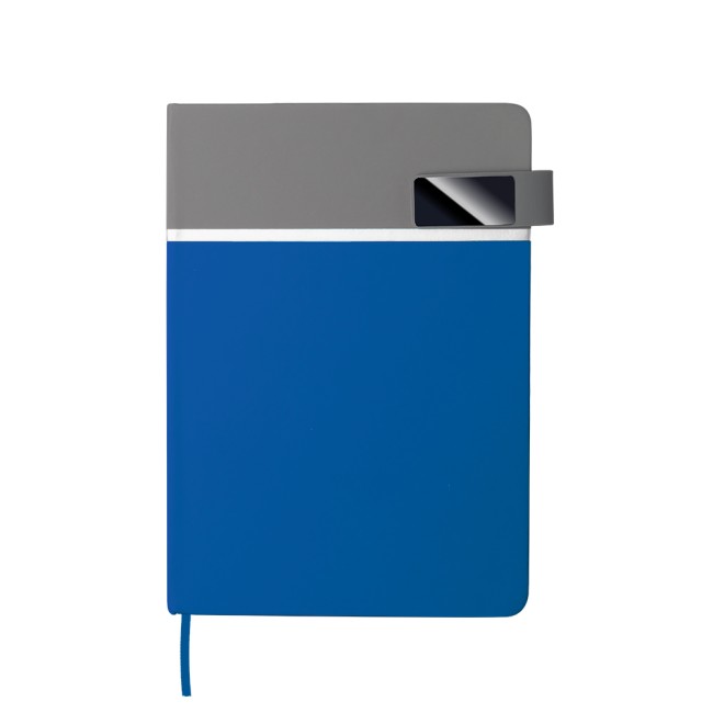Caderno A5 em PU (21x15cm) com logotipo