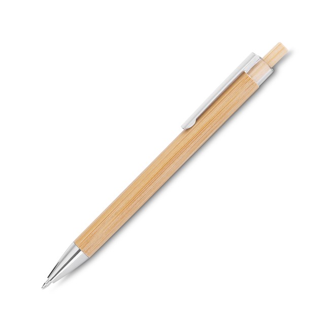 Caneta em bambu personalizada