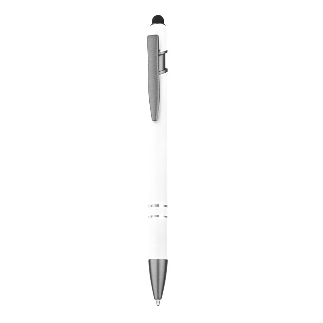 Caneta metálica com logotipo da empresa