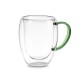 Caneca de vidro borossilicato para brinde