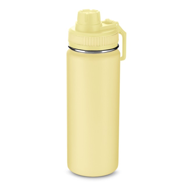 Garrafa térmica em aço inox 90% reciclado de parede dupla isolada a vácuo (550 mL) corporativa