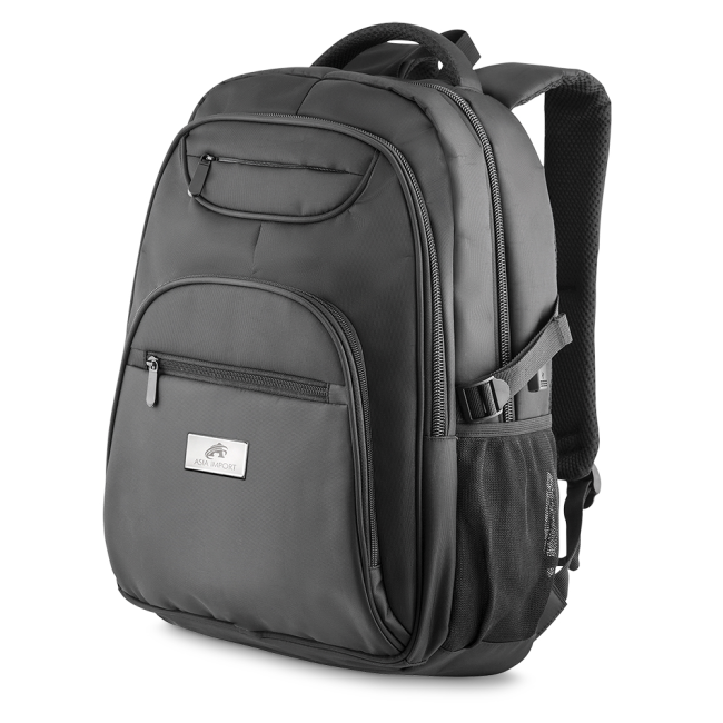 Mochila para notebook em poliéster 600D e PU personalizada