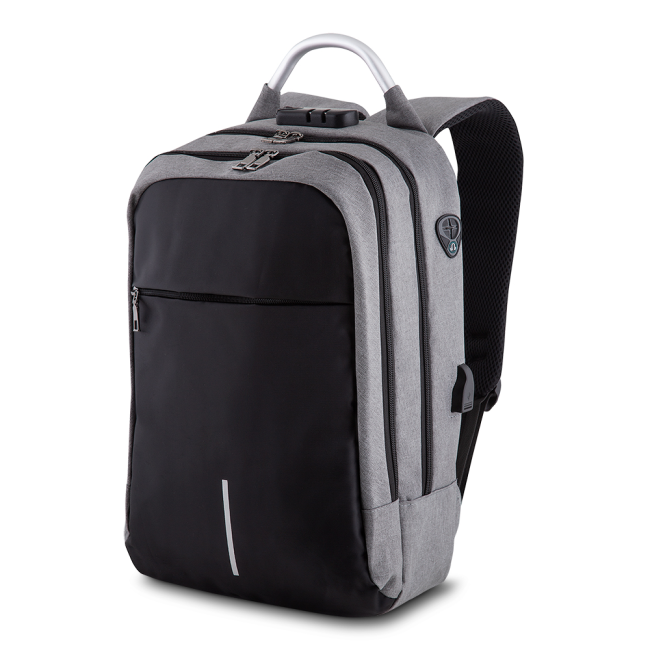 Mochila para notebook em poliéster 600D com logomarca