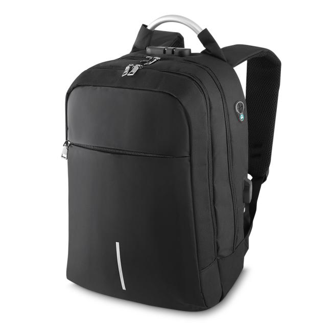Mochila para notebook em poliéster 600D com logomarca