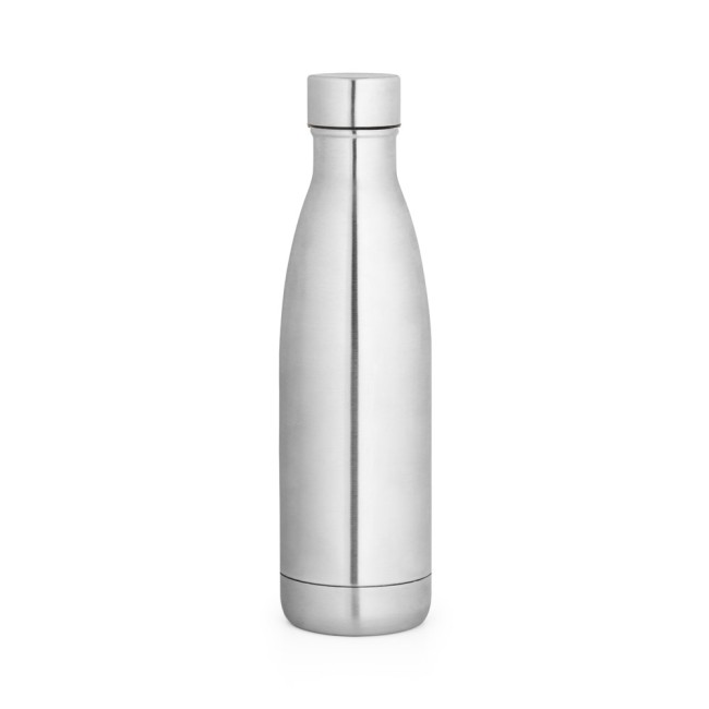 Garrafa térmica em aço inox 90% reciclado de parede dupla isolada a vácuo, com acabamento em mate (520 mL) promocional
