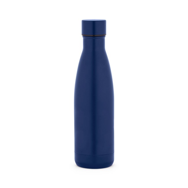 Garrafa térmica em aço inox 90% reciclado de parede dupla isolada a vácuo, com acabamento em mate (520 mL) promocional