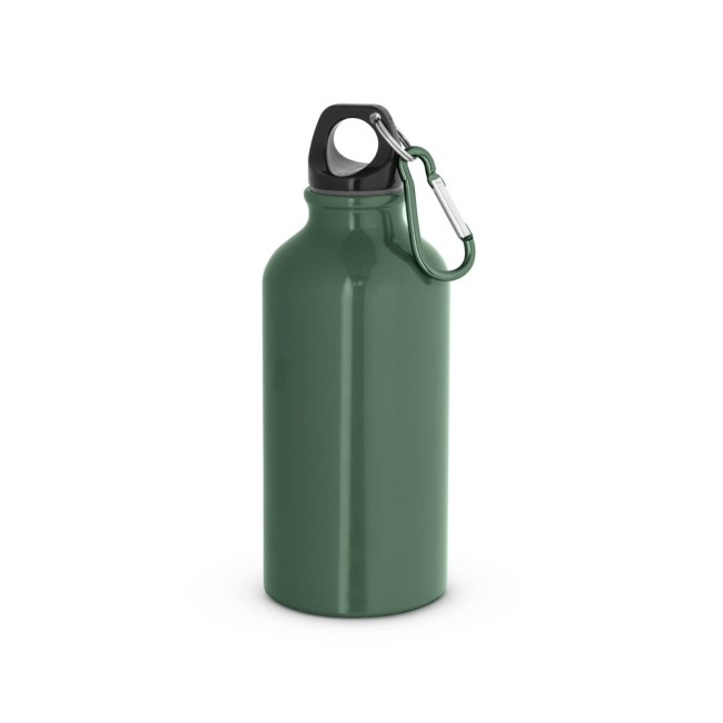 Garrafa esportiva em alumínio com acabamento brilhante (400 mL) promocional