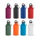 Garrafa esportiva em alumínio com acabamento brilhante (400 mL) promocional