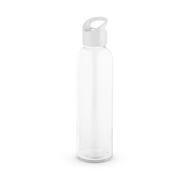 Garrafa em vidro com tampa em PP (500 mL) com logotipo