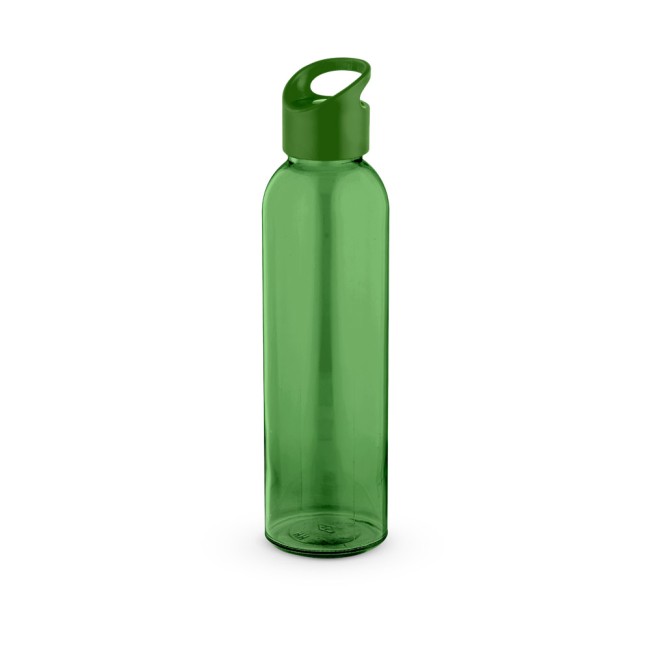 Garrafa em vidro com tampa em PP (500 mL) com logotipo