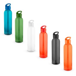 Garrafa em vidro com tampa em PP (500 mL) com logotipo