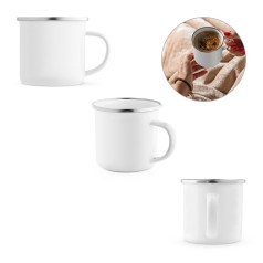 Caneca em esmalte para sublimação (350 mL) promocional