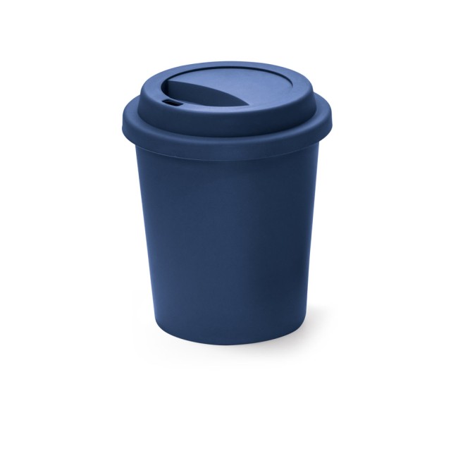 Copo de viagem em PP (350 mL) com logotipo