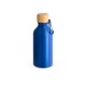 Squeeze em alumínio 100% reciclado com cor sólida brilhante (400 mL) com logotipo