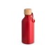 Squeeze em alumínio 100% reciclado com cor sólida brilhante (400 mL) com logotipo
