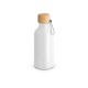 Squeeze em alumínio 100% reciclado com cor sólida brilhante (400 mL) com logotipo