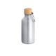 Squeeze em alumínio 100% reciclado com cor sólida brilhante (400 mL) com logotipo
