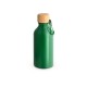 Squeeze em alumínio 100% reciclado com cor sólida brilhante (400 mL) com logotipo