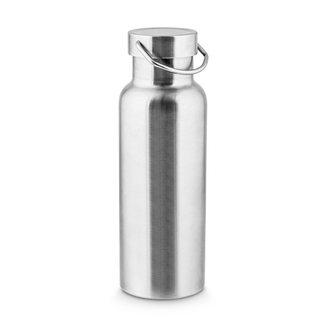 Garrafa térmica em aço inox 36% reciclado de parede dupla isolada a vácuo (810 mL) brinde