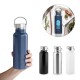 Garrafa térmica em aço inox 36% reciclado de parede dupla isolada a vácuo (810 mL) brinde