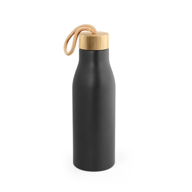 Squeeze em aço inox 90% reciclado, de parede simples com acabamento em mate (570 mL) personalizado