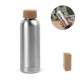 Squeeze em aço inox de parede simples com tampa em cortiça (760 mL) corporativo