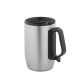 Caneca de viagem térmica em aço inox (400 mL) personalizado