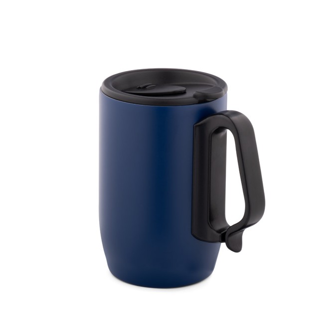 Caneca de viagem térmica em aço inox (400 mL) personalizado