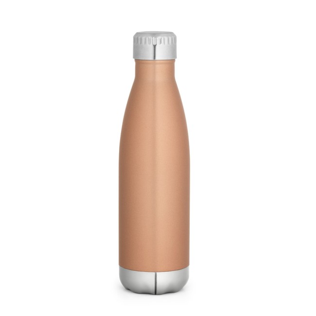 Garrafa térmica em aço inox de parede dupla isolada a vácuo (510 mL) personalizado