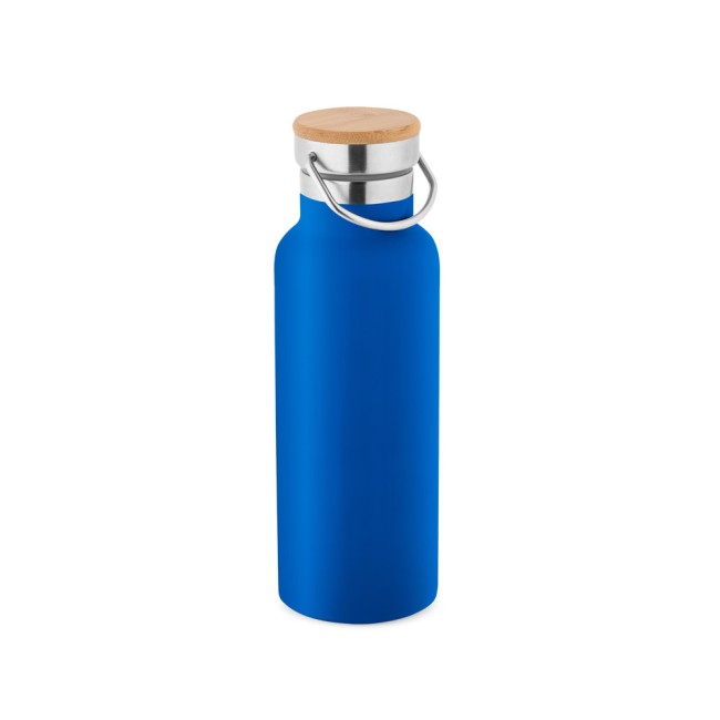 Garrafa térmica em aço inox de parede dupla isolada a vácuo (570 mL) promocional