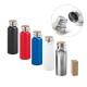 Garrafa térmica em aço inox de parede dupla isolada a vácuo (570 mL) promocional