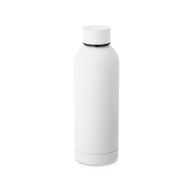 Garrafa térmica em aço inox 36% reciclado de parede dupla isolada a vácuo (550 mL) promocional