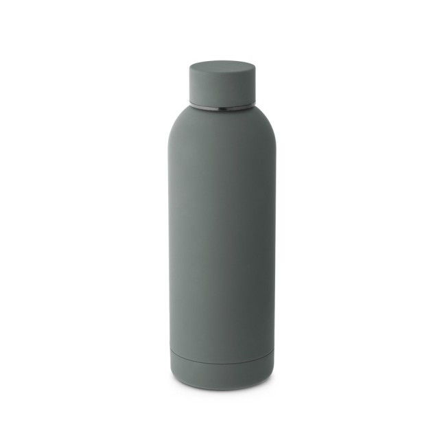 Garrafa térmica em aço inox 36% reciclado de parede dupla isolada a vácuo (550 mL) promocional