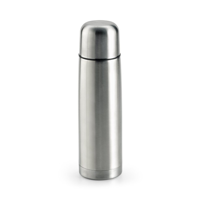 Garrafa térmica em aço inox de parede dupla isolada a vácuo (500 mL) personalizado