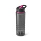 Squeeze em AS e tampa em PP, com bico de canudo flip (650 mL) com logotipo
