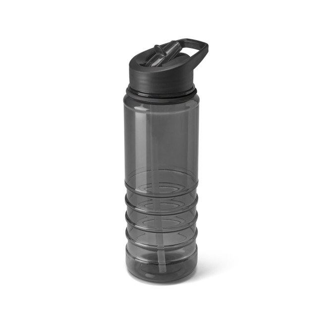 Squeeze em AS e tampa em PP, com bico de canudo flip (650 mL) com logotipo